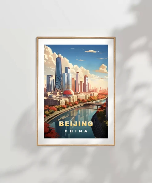 Çerçevesiz Poster Modern Çin’in Yüzü - Resim 7