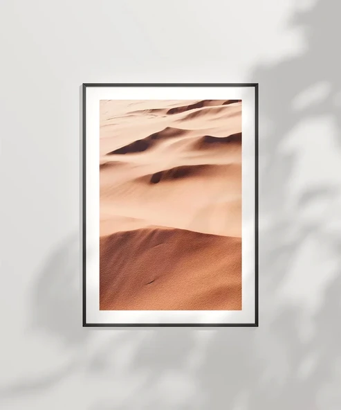 Çerçevesiz Poster Sessiz Çöl - Resim 6