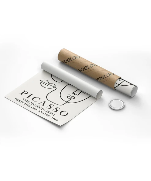 Çerçevesiz Poster Picasso İlhamlı 2'li - Resim 7