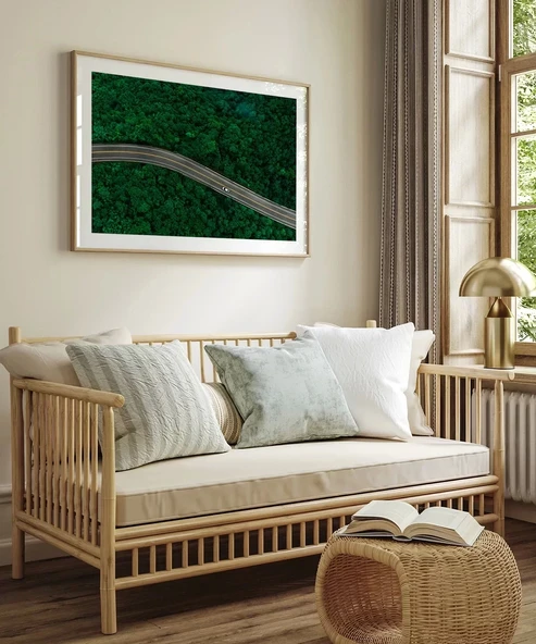 Çerçevesiz Poster Sonsuz Yeşillikler Arasında - Resim 4