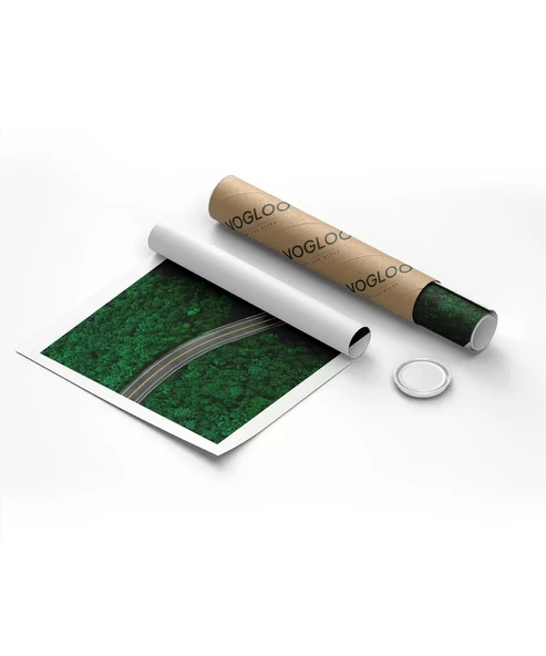 Çerçevesiz Poster Sonsuz Yeşillikler Arasında - Resim 8