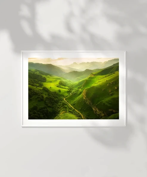 Çerçevesiz Poster Doğanın Kucağında - Resim 2