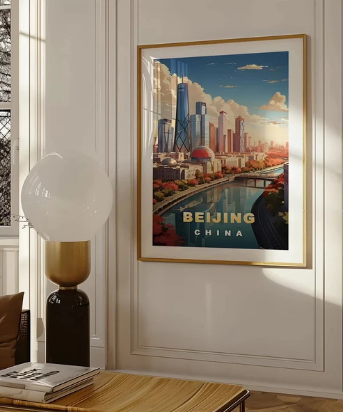 Çerçevesiz Poster Modern Çin’in Yüzü - Resim 5