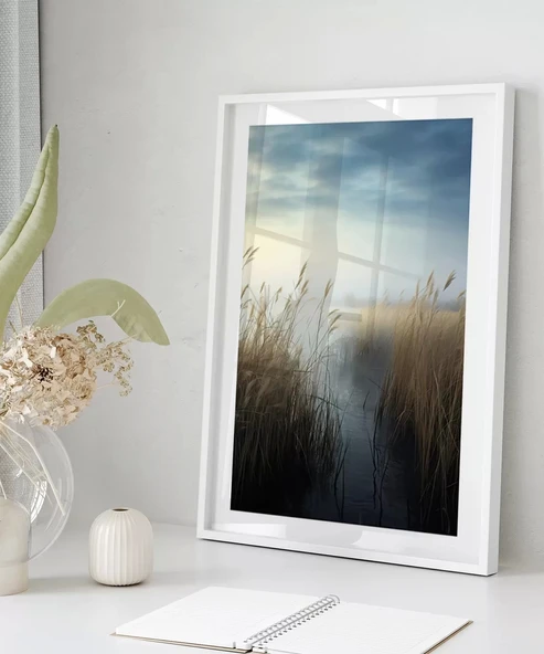 Çerçevesiz Poster Gökyüzü ve Su Arasında - Resim 5