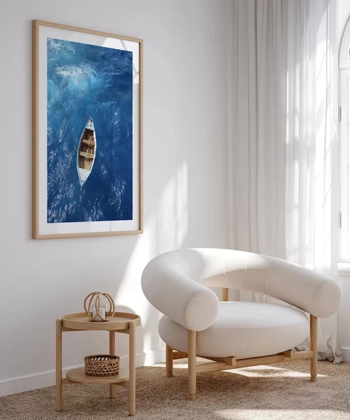 Çerçevesiz Poster Denizin Kalbinde - Resim 5