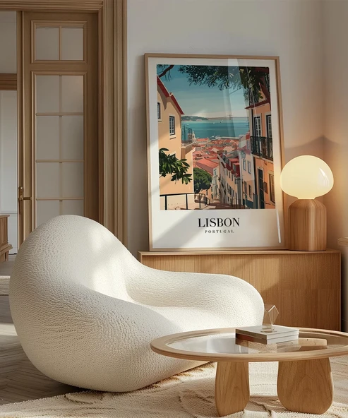 Çerçevesiz Poster Renklerin Dansı - Resim 5