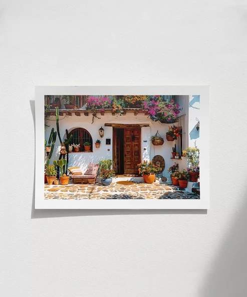 Çerçevesiz Poster Doğanın Renkleriyle Süslenen Ev ürün görseli