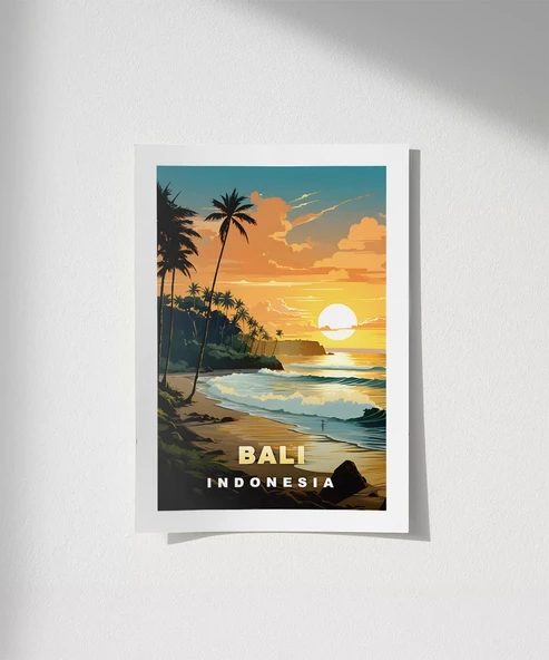 Çerçevesiz Poster Tropikal Zarafet ürün görseli