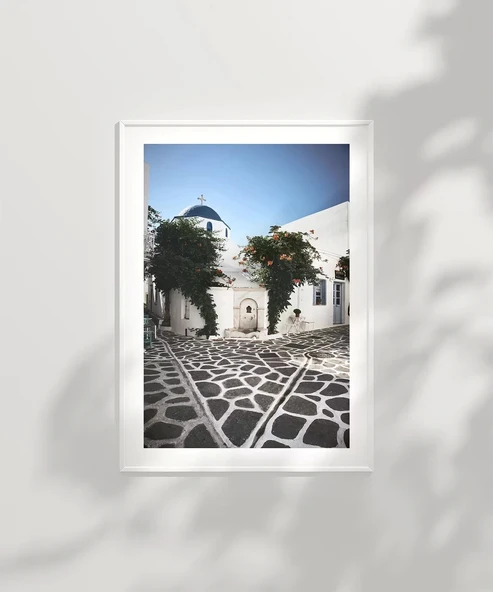 Çerçevesiz Poster Geleneksel Akdeniz Mimarisi - Resim 2