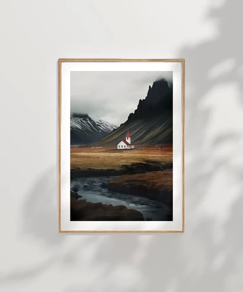 Çerçevesiz Poster Doğanın Kucağında Dua - Resim 7