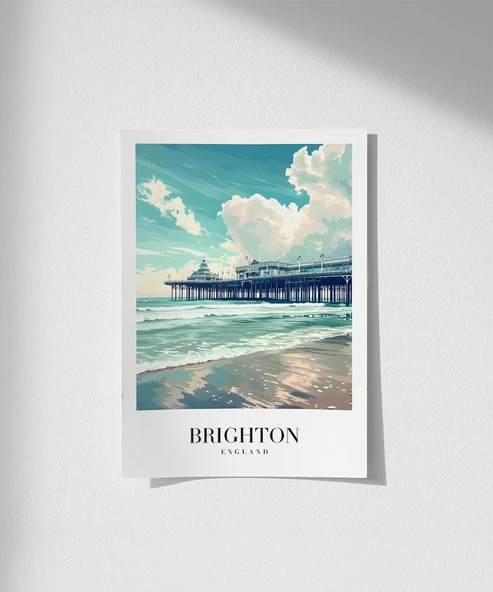 Çerçevesiz Poster İngiltere’nin Kalbi ürün görseli