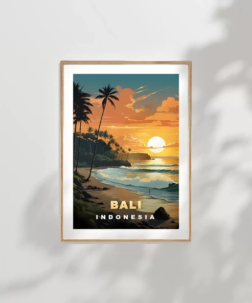 Çerçevesiz Poster Tropikal Zarafet - Resim 6