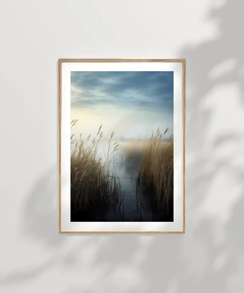 Çerçevesiz Poster Gökyüzü ve Su Arasında - Resim 7