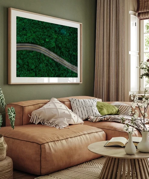 Çerçevesiz Poster Sonsuz Yeşillikler Arasında - Resim 5