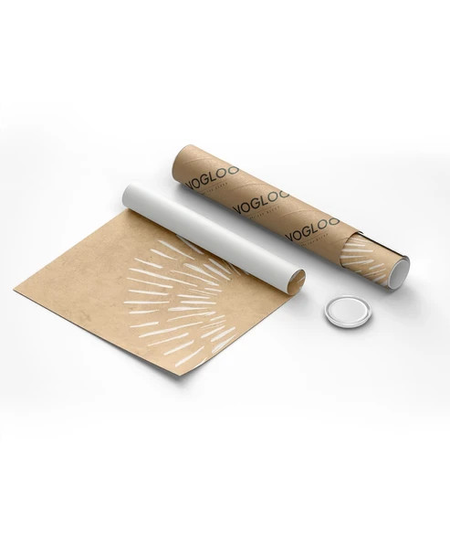 Çerçevesiz Poster Rustik Doku ve Soyut Çizgi 2'li - Resim 8