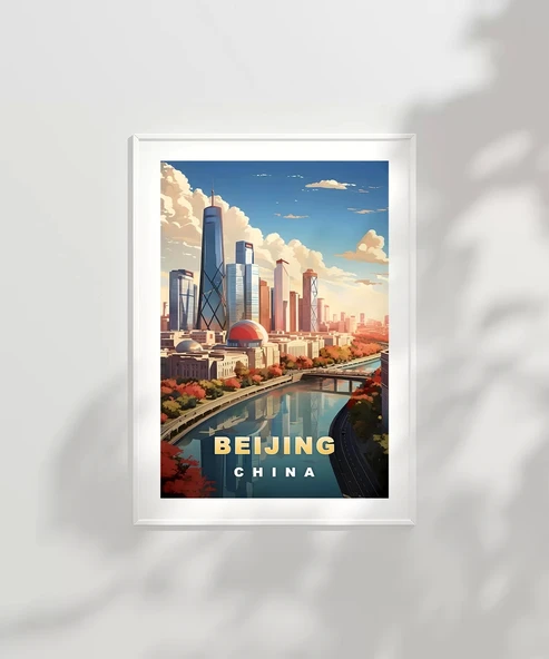 Çerçevesiz Poster Modern Çin’in Yüzü - Resim 2