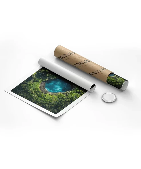 Çerçevesiz Poster Yeşil Cennet - Resim 8