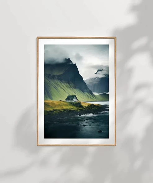 Çerçevesiz Poster Nehir Kıyısında Huzur - Resim 7