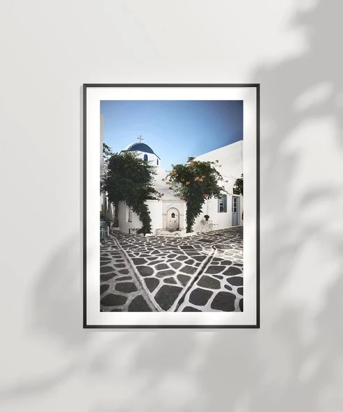 Çerçevesiz Poster Geleneksel Akdeniz Mimarisi - Resim 6