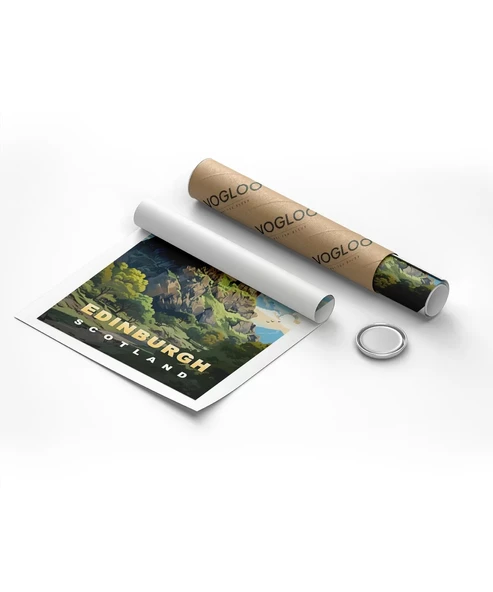 Çerçevesiz Poster Edinburgh Manzarası - Resim 8