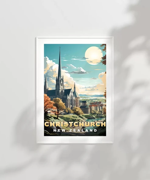 Çerçevesiz Poster Gotik Zarafetin Yeşil Diyarı - Resim 2