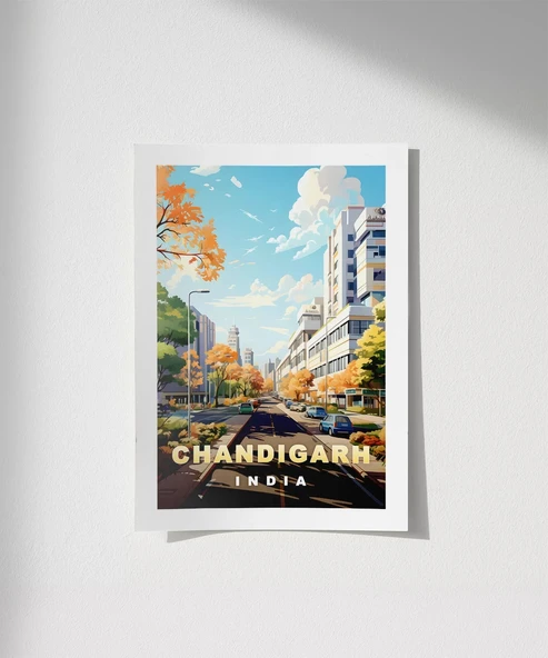 Çerçevesiz Poster Hindistan'ın Modern Yüzü ürün görseli