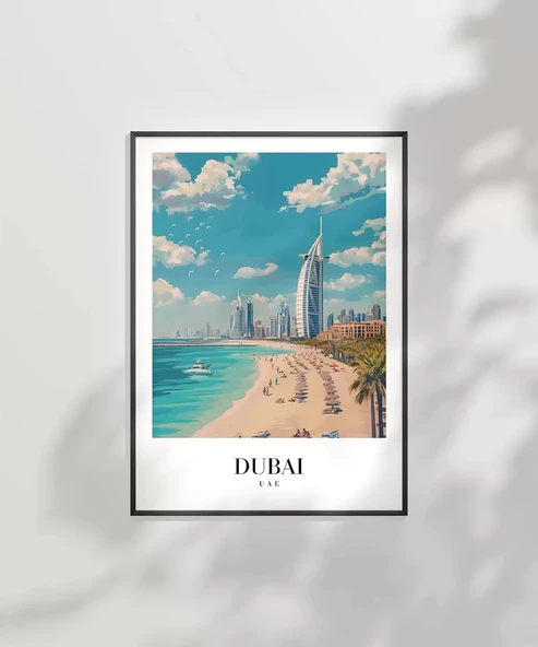 Çerçevesiz Poster Dubai'nin Lüks Sahilleri - Resim 6