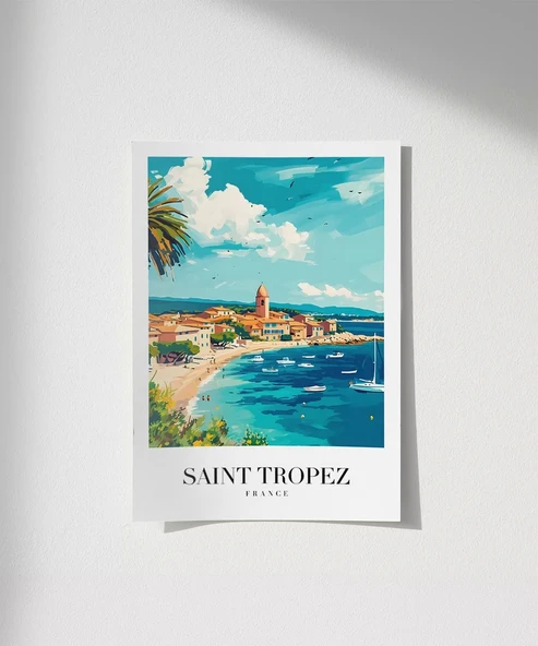 Saint Tropez Fransız Rivierası'nın Parlayan Yıldızı ürün görseli