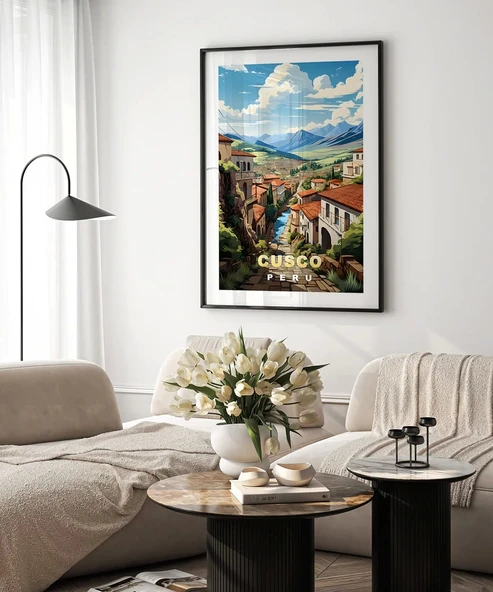 Çerçevesiz Poster And Dağlarının Kalbinde Cusco - 4