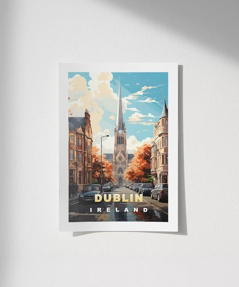 Çerçevesiz Poster Patrick Katedrali'nin Güzelliği ürün görseli