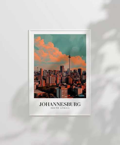 Çerçevesiz Poster Johannesburg Güney Afrika Seyahat - Resim 2