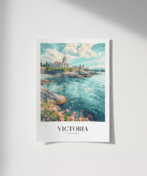 Çerçevesiz Poster Pasifik Kıyısında Victoria ürün görseli