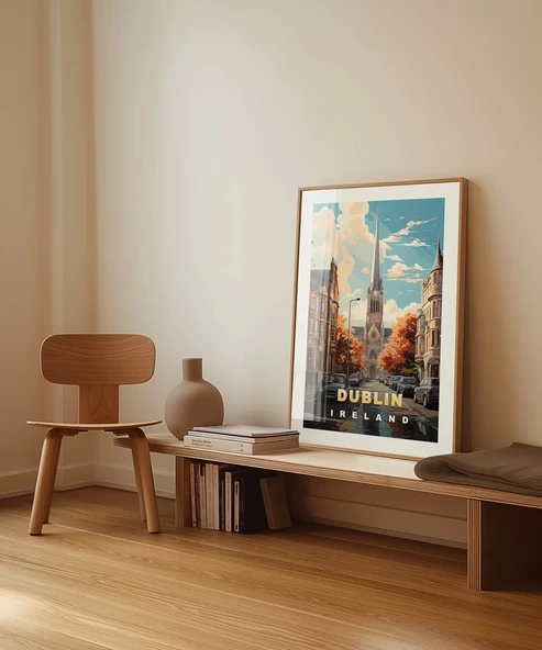 Çerçevesiz Poster Patrick Katedrali'nin Güzelliği - Resim 3