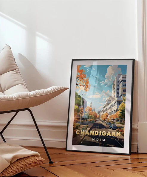 Çerçevesiz Poster Hindistan'ın Modern Yüzü - Resim 3