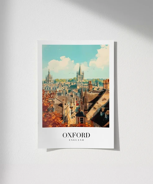 Çerçevesiz Poster Bilgeliğin ve Mimarlığın Şehri ürün görseli