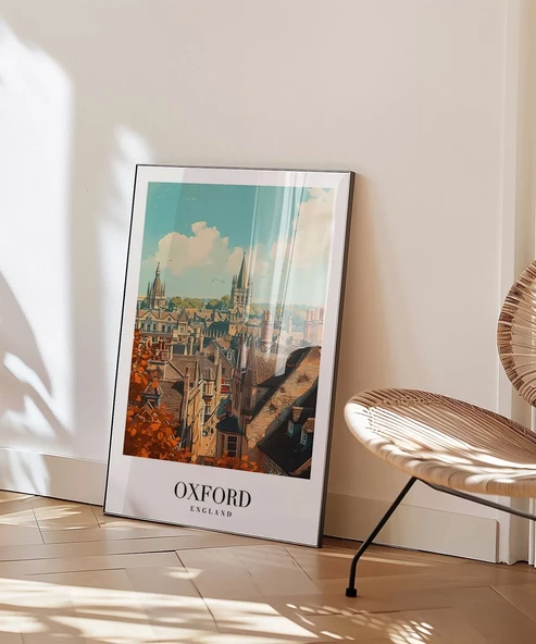 Çerçevesiz Poster Bilgeliğin ve Mimarlığın Şehri - Resim 4