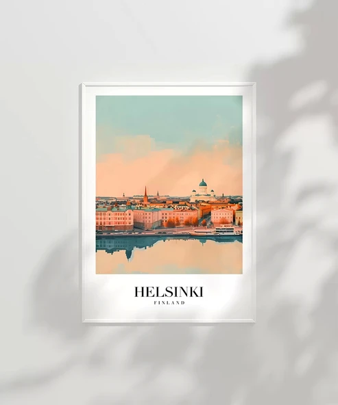 Çerçevesiz Poster Helsinki'nin Serin Sularında - Resim 7
