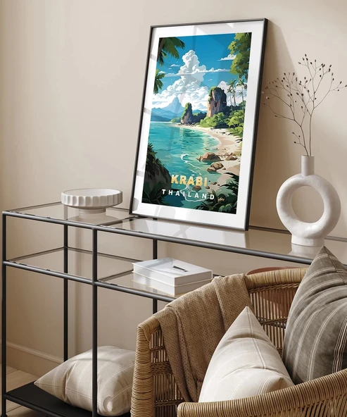 Çerçevesiz Poster Krabi, Tayland Seyahat - Resim 5