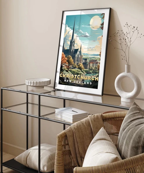 Çerçevesiz Poster Gotik Zarafetin Yeşil Diyarı - Resim 4