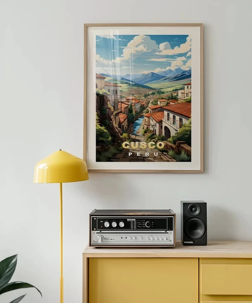 Çerçevesiz Poster And Dağlarının Kalbinde Cusco - 3