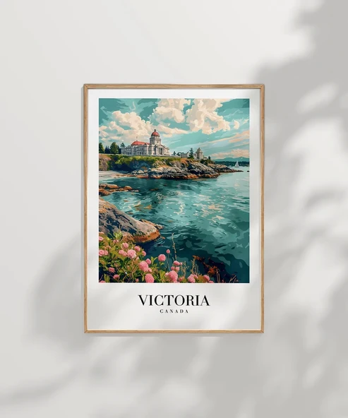 Çerçevesiz Poster Pasifik Kıyısında Victoria - Resim 7