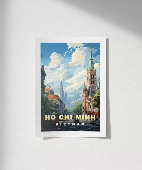 Çerçevesiz Poster Saygon'un Fransız Mirası ürün görseli