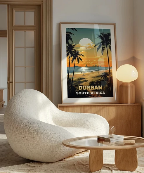 Çerçevesiz Poster Güney Afrika - Resim 5