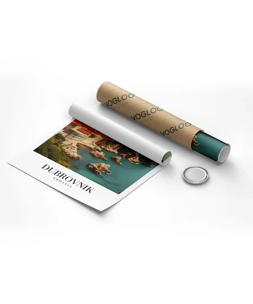 Çerçevesiz Poster Dubrovnik Eski Şehir - Resim 8