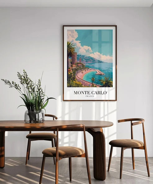 Çerçevesiz Poster Lüks ve Akdeniz'in Buluştuğu Yer - Resim 5