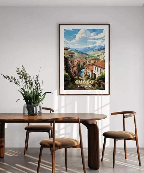 Çerçevesiz Poster And Dağlarının Kalbinde Cusco - 5