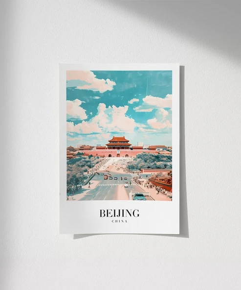 Çerçevesiz Poster Pekin'in Tarihi Kapısı ürün görseli