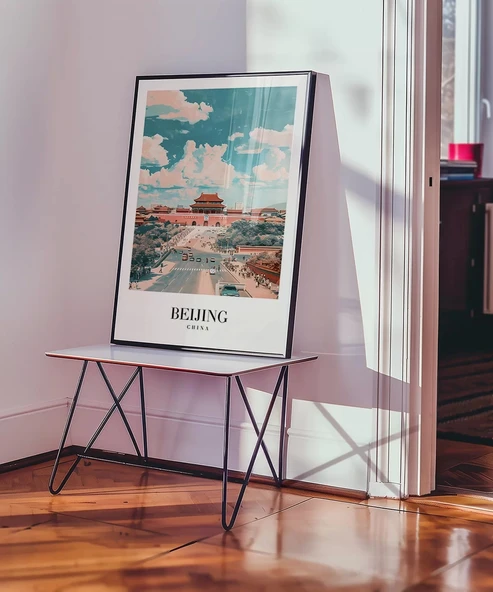 Çerçevesiz Poster Pekin'in Tarihi Kapısı - Resim 5
