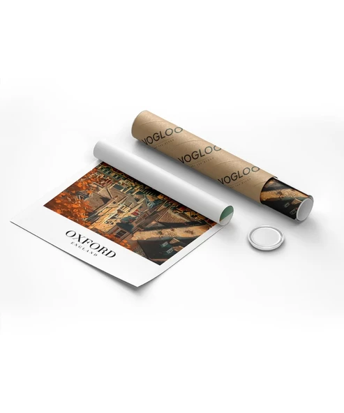 Çerçevesiz Poster Bilgeliğin ve Mimarlığın Şehri - Resim 8