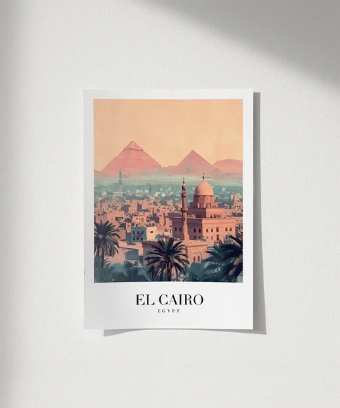 Çerçevesiz Poster Piramitlerin Gölgesinde ürün görseli